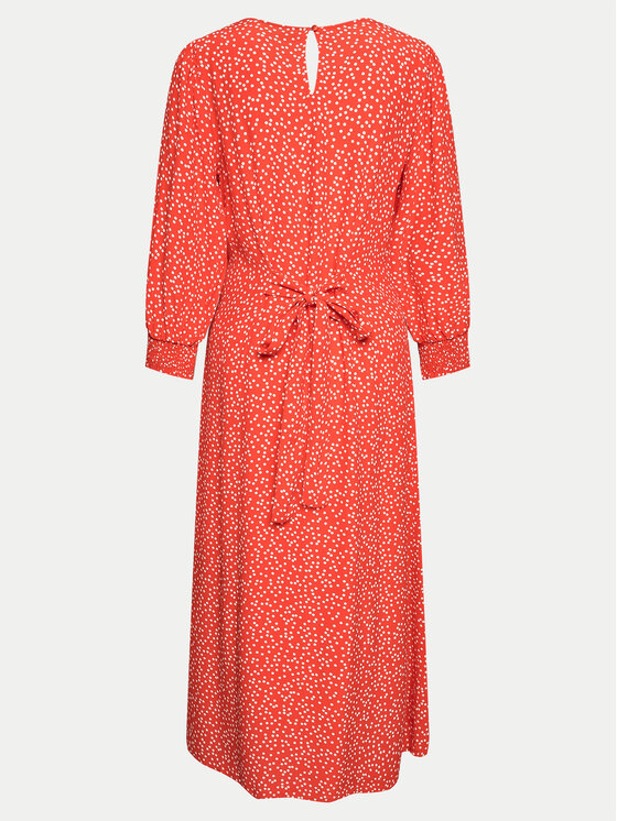 Pieces Pieces Sommerkleid Sui 17149330 Rot Regular Fit