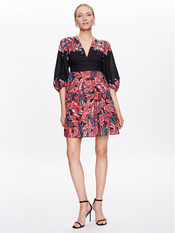 PINKO Pinko Φόρεμα καθημερινό Balto 100699 A0NN Μαύρο Regular Fit