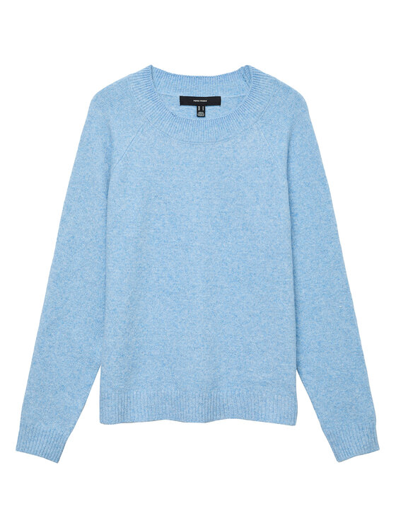 Vero Moda Vero Moda Sweter Doffy 10201022 Błękitny Regular Fit