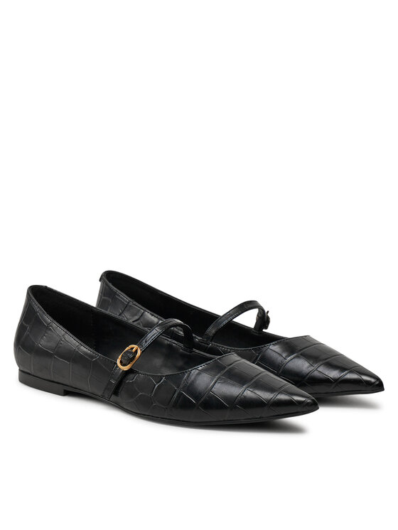 TWINSET TWINSET Μπαλαρίνες 242TGT212 Μαύρο
