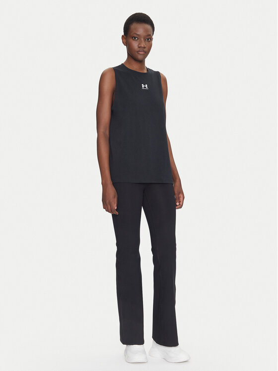 Under Armour Under Armour Tehnička majica Rival Muscle 1383659 Crna Regular Fit