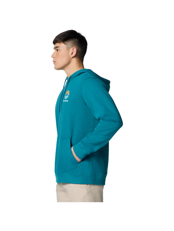 Columbia Columbia Felpa Columbia Columbia Trek Graphic Hoodie Verde Regular Fit