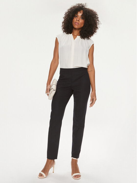 BOSS Boss Chino hlače Tiluna 50514091 Mornarsko modra Regular Fit