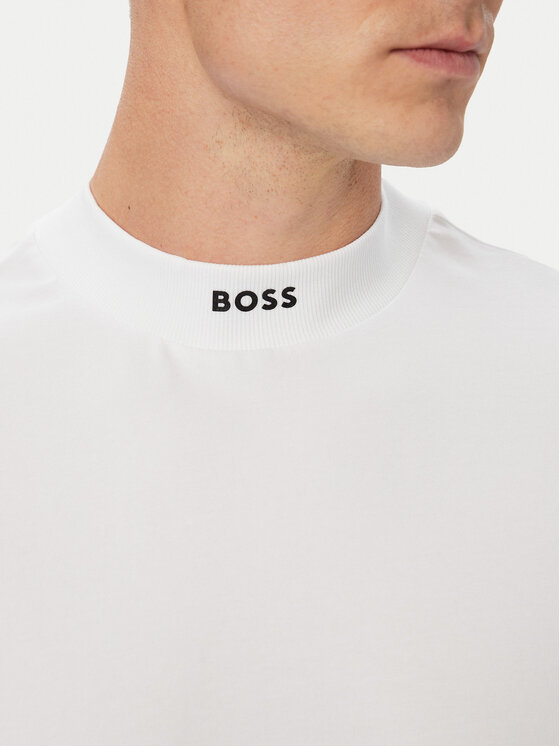BOSS BOSS T-krekls Tee Collar 50562120 Balts Relaxed Fit