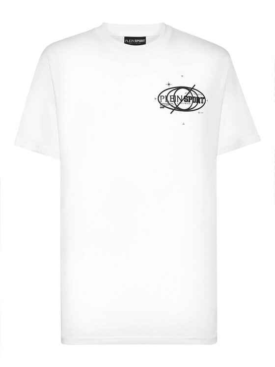 Plein Sport Plein Sport T-Shirt 23105 Biały Regular Fit