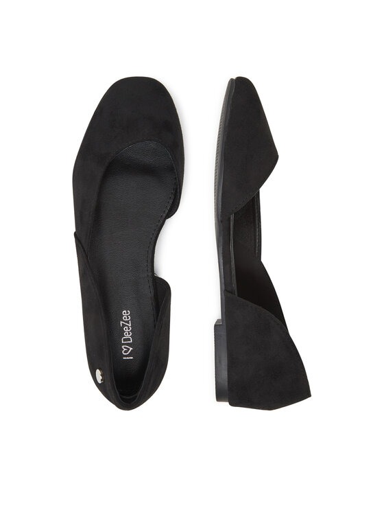 DeeZee DeeZee Ballerinas 9-830-B Schwarz