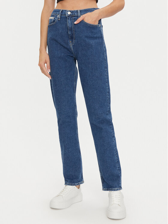 Calvin Klein Jeans Calvin Klein Jeans Jeansy Authentic J20J224006 Tmavomodrá Straight Fit