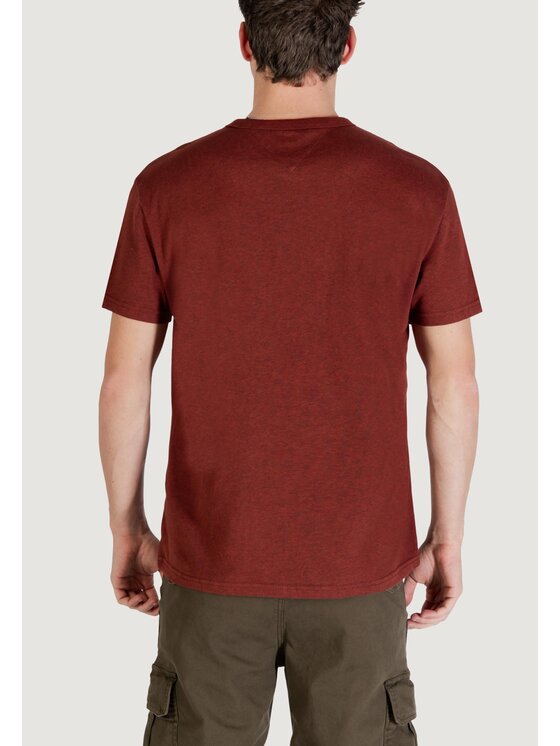 Tommy Jeans Tommy Jeans T-shirt DM0DM22667 Marrone Casual Fit