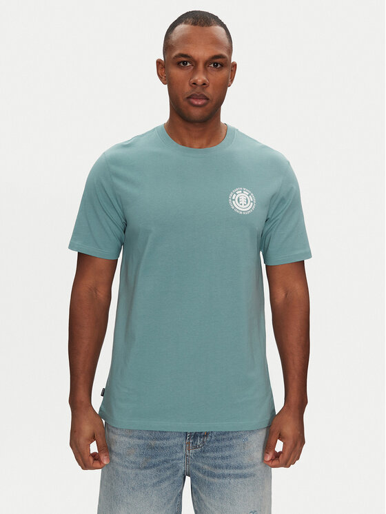 Element Element T-Shirt ELYZT00490 Zelená Regular Fit