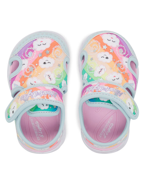 Skechers Skechers Sandale Heart Lights Sandals-Cutie Clouds 302977N/TQMT Tirkizna