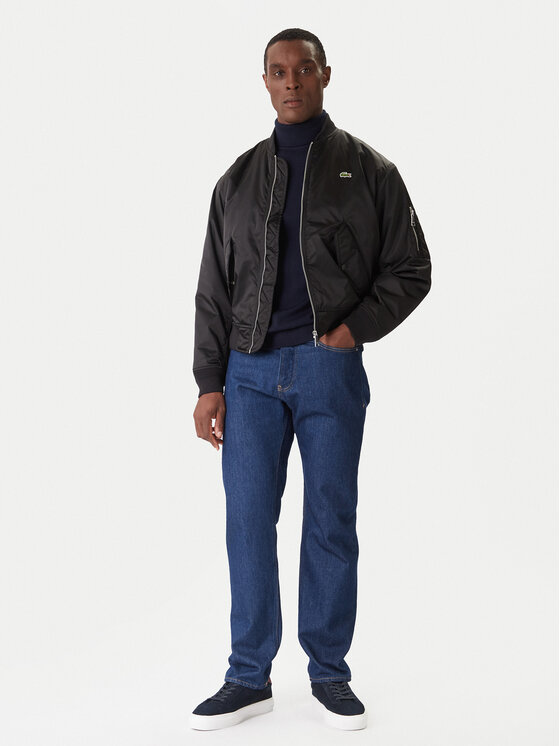 Lacoste Lacoste Bunda bomber BH2899 Černá Regular Fit