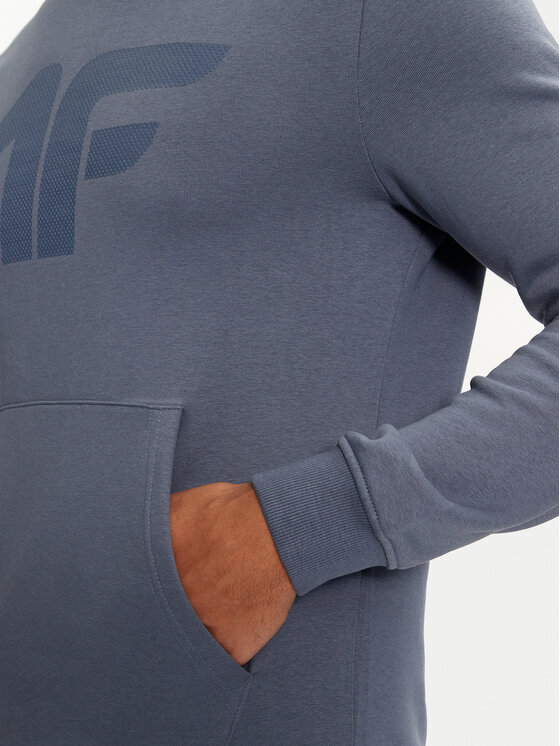 4F 4F Mikina 4FWMM00TSWSM1464 Modrá Regular Fit