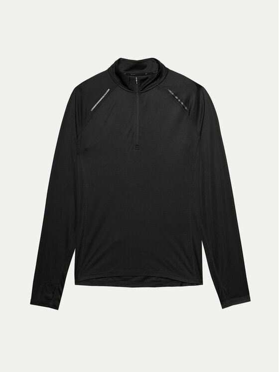 4F 4F Φανελάκι τεχνικό 4FWSS24TFLOM240 Μαύρο Regular Fit