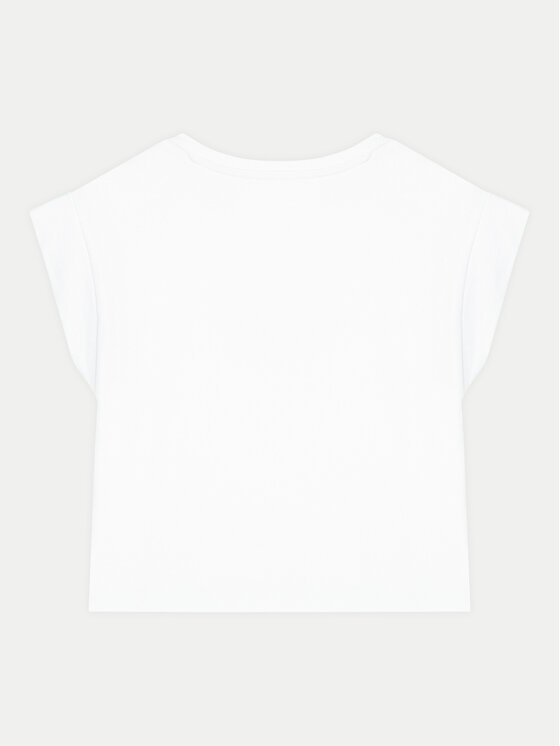 Guess Guess T-Shirt J4BI34 J1314 Biały Boxy Fit