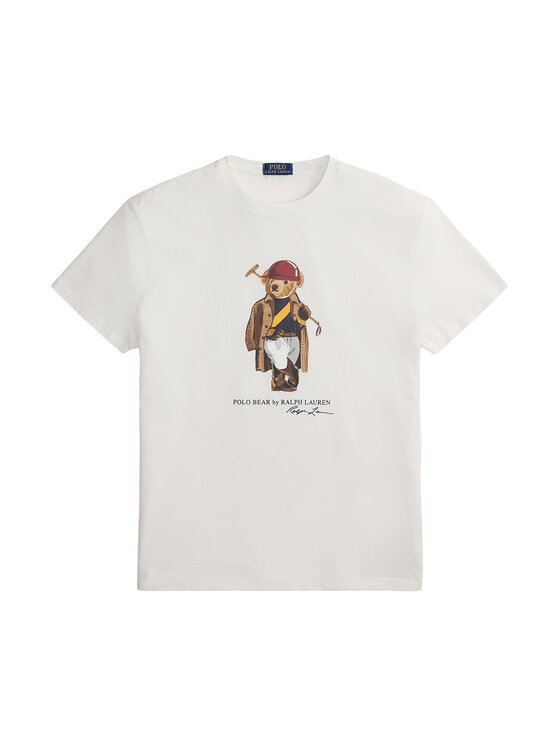 Polo Ralph Lauren Polo Ralph Lauren Tričko 710B16611001 Biela Slim Fit