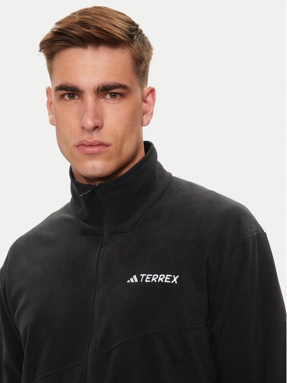 adidas adidas Felpa di pile Terrex Multi IZ3294 Nero Regular Fit