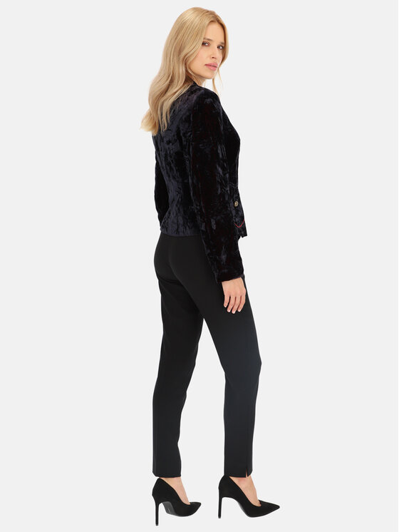 Potis & Verso Potis & Verso Marynarka Blu Fioletowy Regular Fit