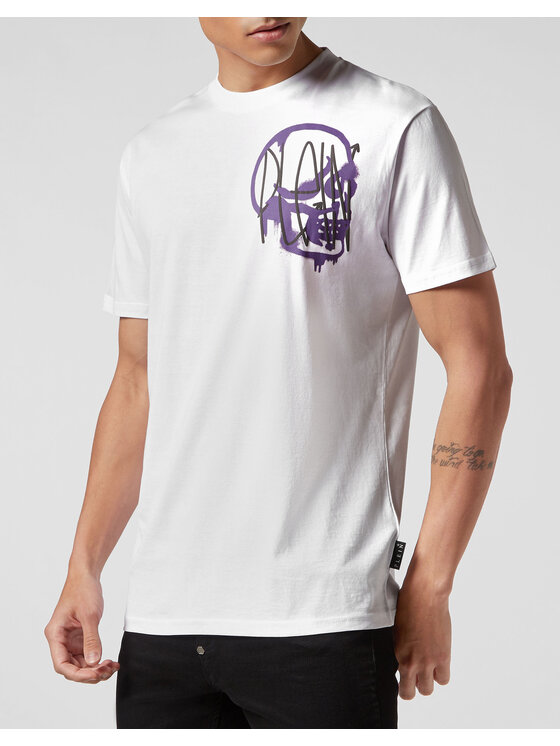 PHILIPP PLEIN PHILIPP PLEIN T-Shirt 1875 Bílá Regular Fit