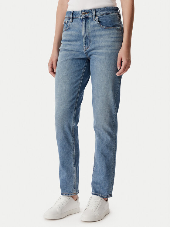 Calvin Klein Jeans Blugi LV047F951G Albastru Mom Fit