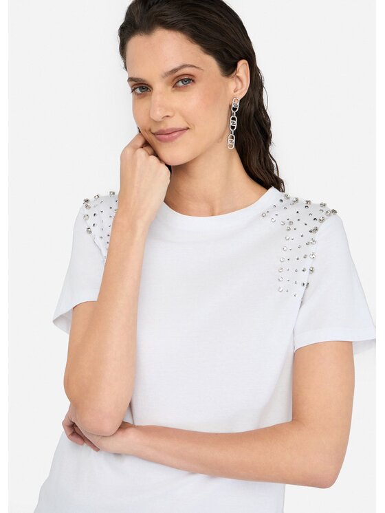 Liu Jo Liu Jo T-shirt MF5344J630811110 Bianco Regular Fit
