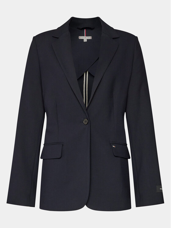 Tommy Hilfiger Tommy Hilfiger Sakoi Regular Sb Blazer WW0WW40496 Plava Regular Fit