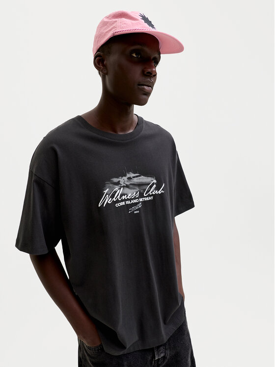 Jack & Jones Jack & Jones Футболка Eterna 12295526 Чорний Loose Fit