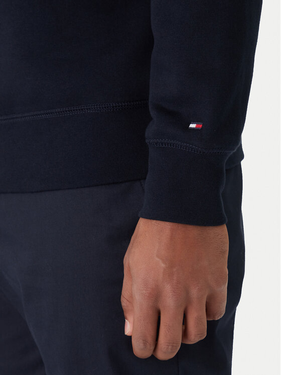 Tommy Hilfiger Tommy Hilfiger Džemperis ar kapuci Logo MW0MW11596 Tumši zils Regular Fit