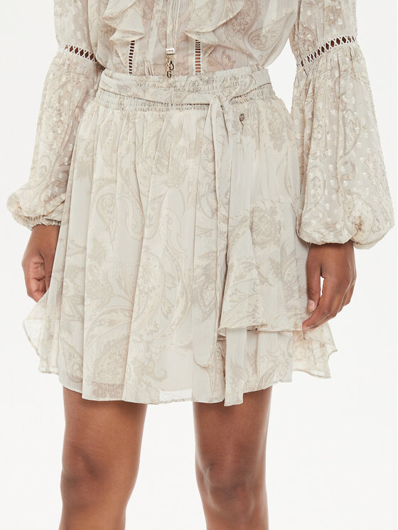 Guess Guess Cпідниця-міні W4YD57 WDW82 Бежевий Regular Fit