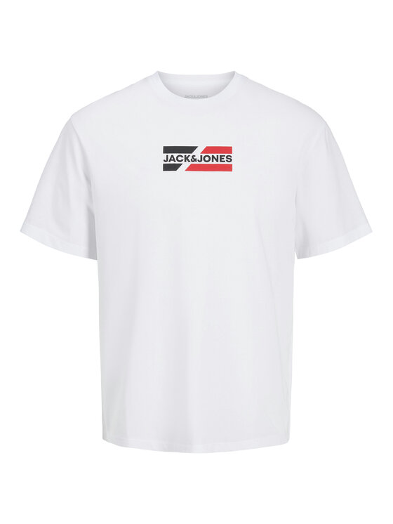 Jack & Jones Jack & Jones T-Shirt Corp Graphic 12268415 Biały Regular Fit