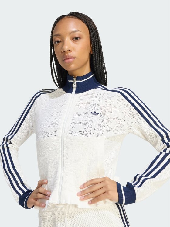 adidas adidas Bluza 167799 Biały Slim Fit