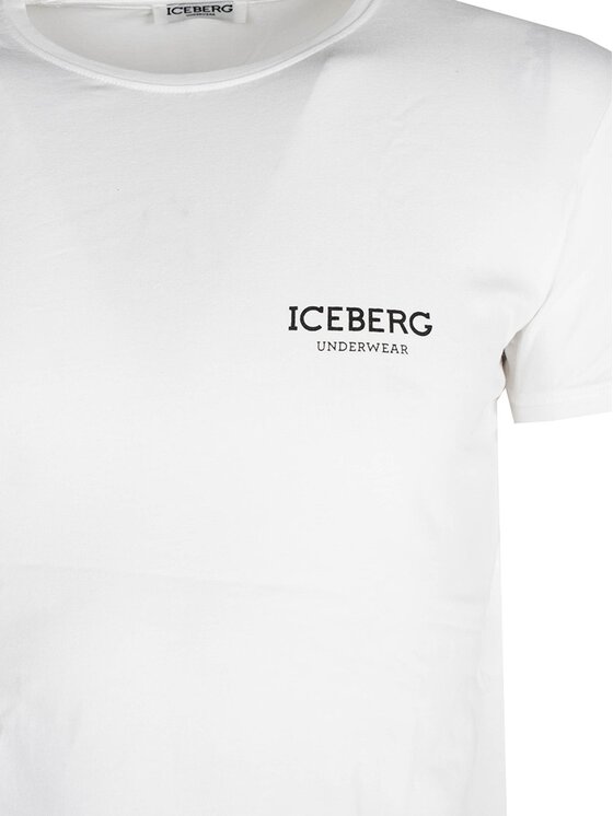 Iceberg Iceberg T-Shirt ICE1UTS01 Λευκό Slim Fit