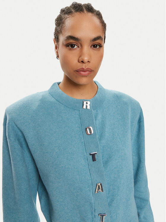 ROTATE ROTATE Strickjacke Magtu 112545332 Blau Regular Fit