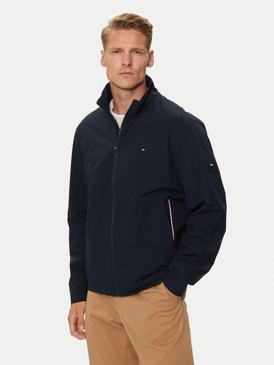 Tommy Hilfiger Tommy Hilfiger Bunda pro přechodné období MW0MW34470 Tmavomodrá Regular Fit