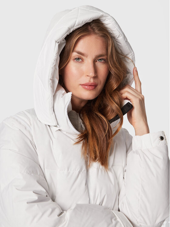 United Colors Of Benetton United Colors Of Benetton Puhovka 2JF8536U3 Bela Regular Fit