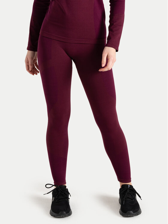 Dare2B Dare2B Komplet bielizny termoaktywnej In The Zone III Bl Se DWU415 Bordowy Slim Fit