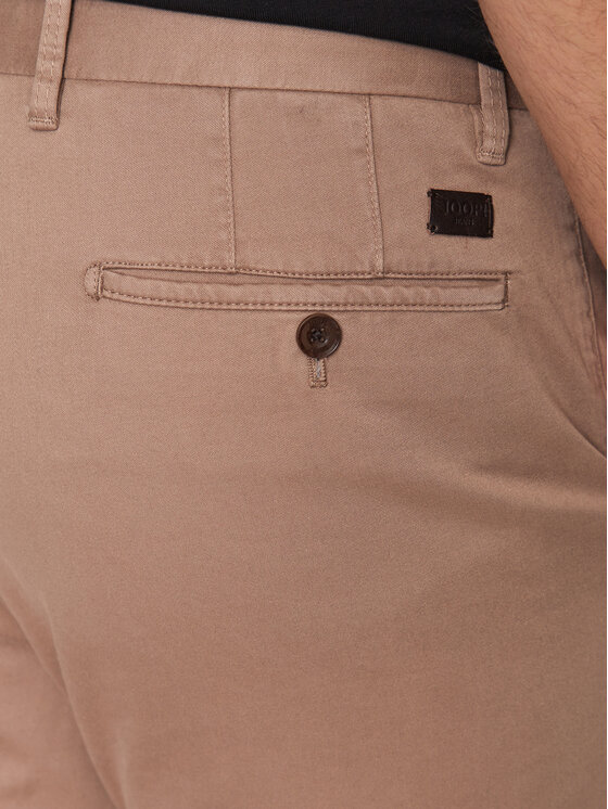 JOOP! Jeans JOOP! Jeans Hlače iz tkanine 30025086 Bež Slim Fit