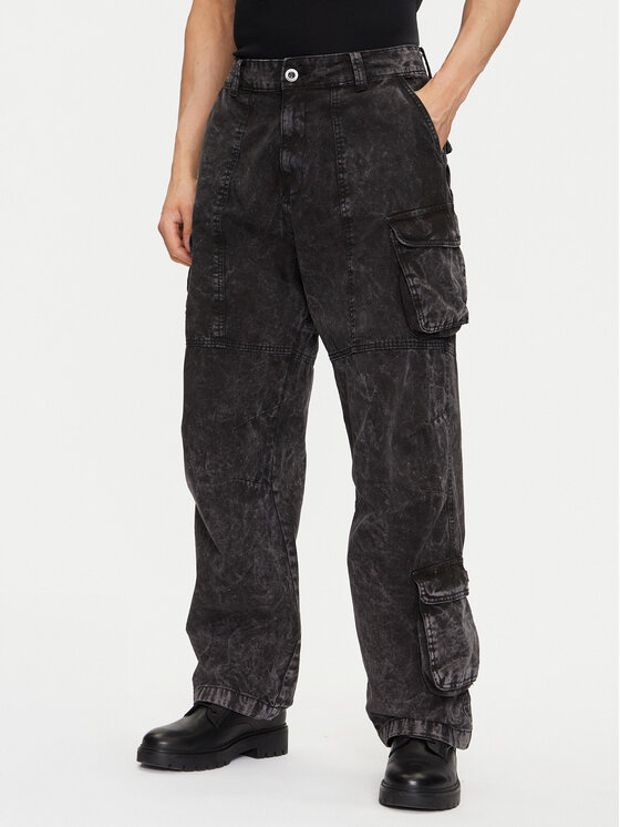 Alpha Industries Alpha Industries Jeansy Canvas Acid Pant 156212 Černá Regular Fit