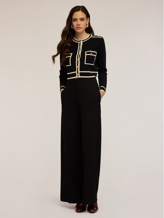 Motivi Motivi Cardigan M465W003565N033 Nero Regular Fit