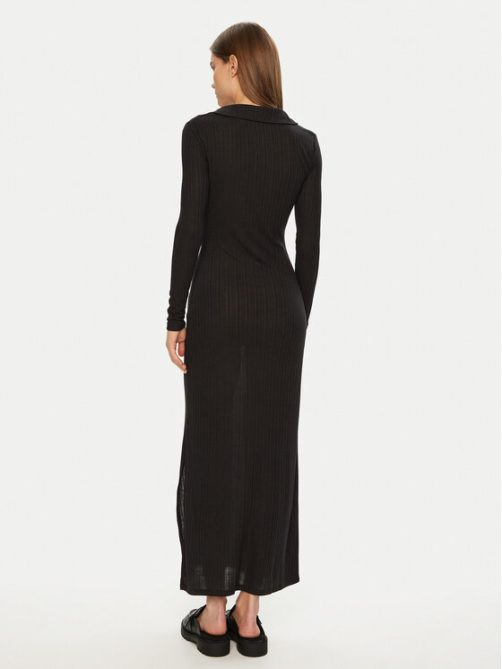 Calvin Klein Jeans Calvin Klein Jeans Rochie tricotată J20J224837 Negru Slim Fit