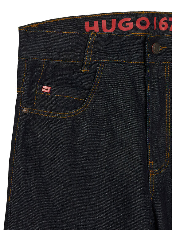 HUGO HUGO Traperice G00983 D Tamnoplava Regular Fit