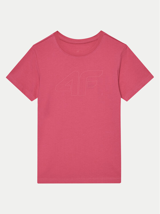 4F 4F T-särk 4FJWMM00TTSHF1803 Roosa Regular Fit