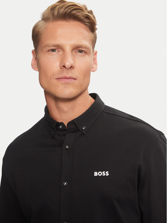 BOSS Boss Krekls B_Motion 50525031 Melns Regular Fit