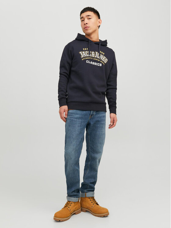 Jack&Jones Jack&Jones Jopa Logo 12233597 Mornarsko modra Standard Fit