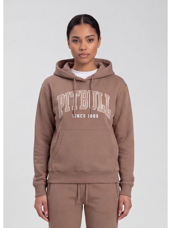 PITBULL PITBULL Bluza NORTON Brązowy Regular Fit