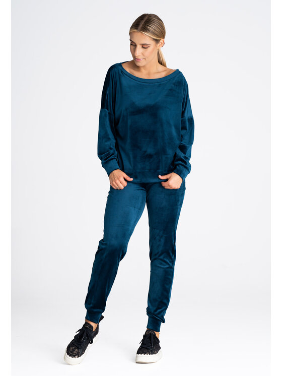 FIGL FIGL Dámske nohavice M965 Modrá Regular Fit