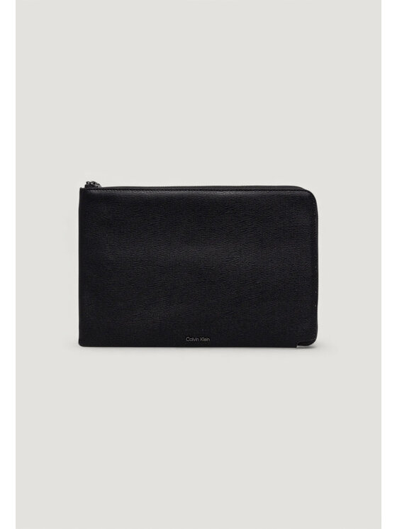 Calvin Klein Calvin Klein pochette SAFFIANO ZIP POUCH Nero