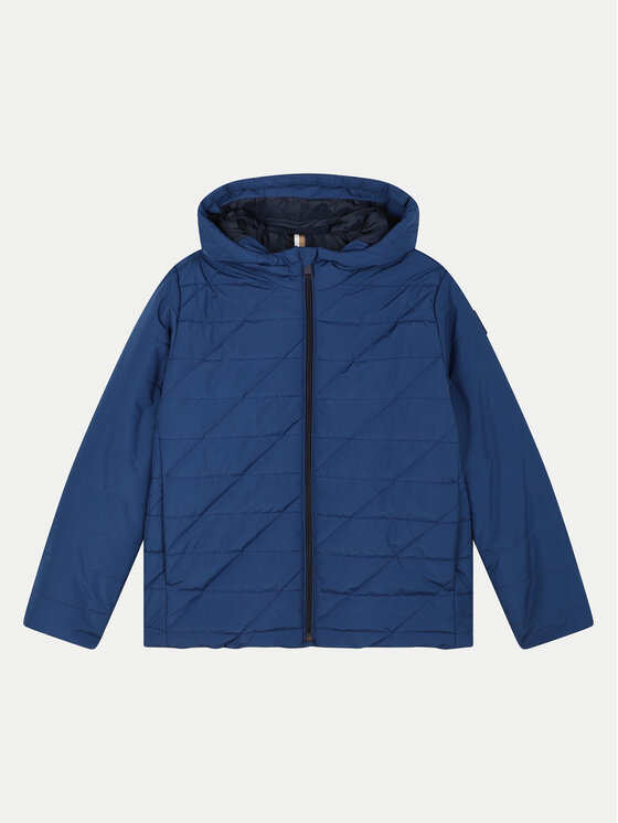 BOSS Boss Kurtka przejściowa J51245 S Niebieski Regular Fit