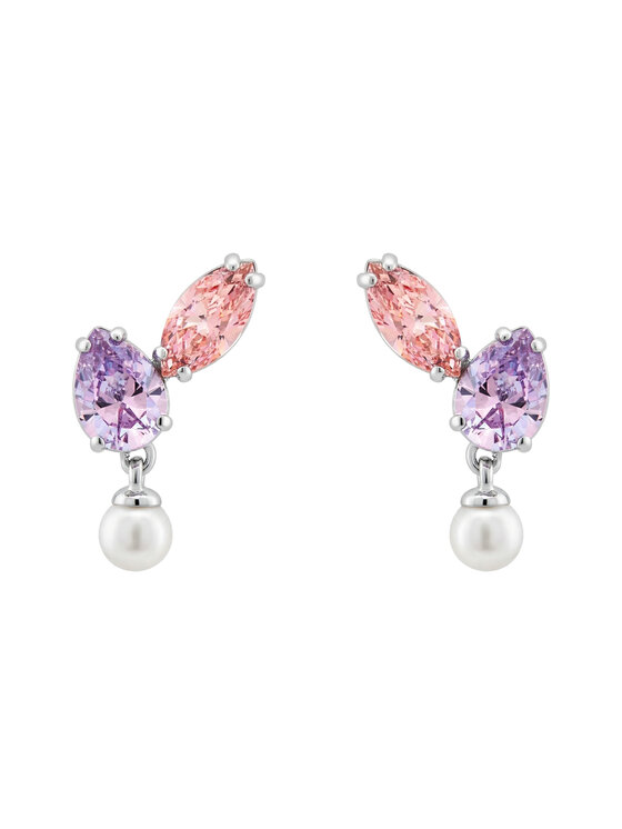 Swarovski Swarovski Komplektas: vėrinys ir auskarai 5746577 Sidabrinė