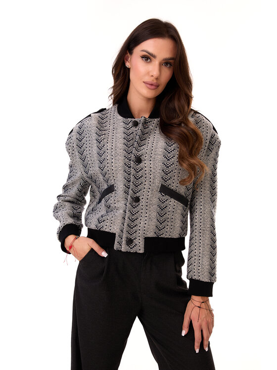 Kurtka bomber MANDRAGORA, Szary, Ira