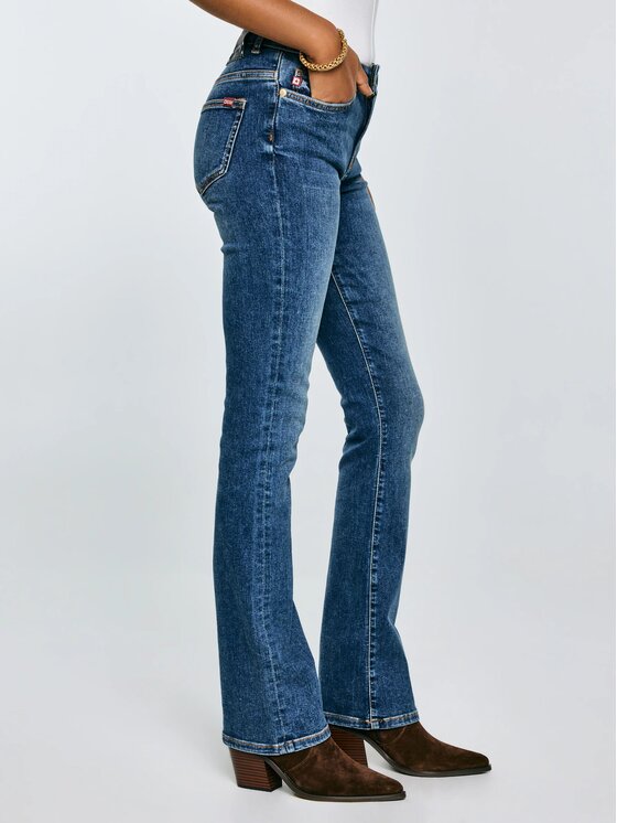 BIG STAR BIG STAR Jeansy ADELA_BOOTCUT_536_190 Granatowy Bootcut Fit